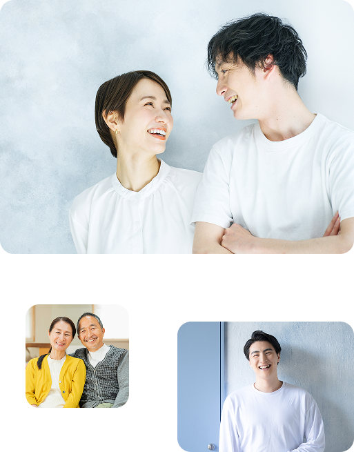 笑顔のスタッフ